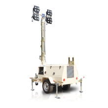 SWT 4TN4000 Trailer Mounted Manual Mast Mobile Light Tower